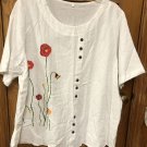 Plus Size Floral Print Round Neck T-shirt, Women's Plus Casual Short Sleeve Tee Plus Size Floral Print Round Neck T-shirt, Women's Plus Casual Short Sleeve Tee