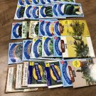 32 Vintage seed packets w/seeds 1990-2021's -Crafts, Art. Scrapbook, Multi Uses