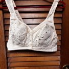 1pc Women's Floral Print V-Neck Sports Bra, Full Coverage -XXL