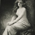 Braun Clement & Cie - Antique French  - Print 1901  "Solitude"