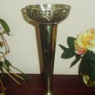 Victorian  Pierced Silver Plate Vase