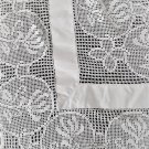 Antique Tablecloth crocheted 5 inch border with pulled thread