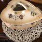 Heart Vanity Trinket Box - Antique Crown Devon