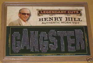 HENRY HILL Worn Vest Trading Card GOODFELLAS 1 of 5