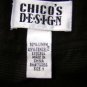 CHICOS CHICO'S DESIGN Brown Linen Blend Cropped Pants 1