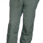 CALVIN KLEIN Olive Green Cotton Cropped Tie Pants 6 P
