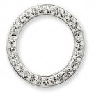 NEW FINAL TOUCH Crystal Circle Pendant & Necklace