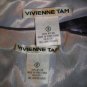 VIVIENNE TAM Blue Purple Zipper Outfit Top 2 Skirt 3 M