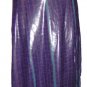 VIVIENNE TAM Blue Purple Zipper Outfit Top 2 Skirt 3 M