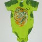 Don Ed Hardy Full Tiger Tie Dye Green Oneside 6 12 mos