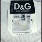 D&G DOLCE & GABBANA White Flutter  Shirt Blouse 44 6
