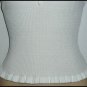 D&G DOLCE & GABBANA White Flutter  Shirt Blouse 44 6