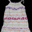 Baby Gap Toddler White Purple Pink Floral Sundress 3 3T