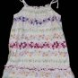 Baby Gap Toddler White Purple Pink Floral Sundress 3 3T