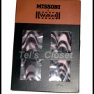 New in Box Missoni & Wolford Rose Pink Black Tights M