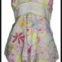 JLO Jennifer Lopez Floral Embroidered Halter Babydoll M