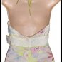 JLO Jennifer Lopez Floral Embroidered Halter Babydoll M