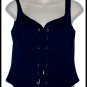 St. John Collection Santana Navy Corset Tank Top 4 2 S