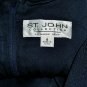 St. John Collection Santana Navy Corset Tank Top 4 2 S
