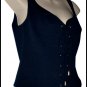 St. John Collection Santana Navy Corset Tank Top 4 2 S