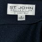St. John Collection Santana Navy Gold Button Jacket 4 S