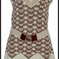 New NWT Tracy Reese Tan Diamond Ecrsa Cami Vest Top L