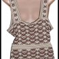 New NWT Tracy Reese Tan Diamond Ecrsa Cami Vest Top L
