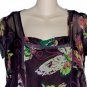 Fei Anthropologie Deep Purple Silk Butterfly Blouse 10