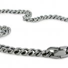 Stainless Steel Curb Link Necklace - N30008