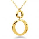 Gold Plated Women's Stainless Steel Necklace - N30023G
