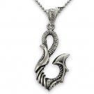 Stainless Steel Men's Pendant w/ Bead Chain - P30102
