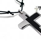 Stainless Steel Men's Cross Pendant - P30128