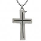 Stainless Steel Cross Pendant - P30136