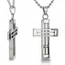 Stainless Steel Cross Pendant - P30145