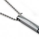 Tungsten Carbide Pendant with 22"" Bead Chain - P10002