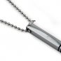 Tungsten Carbide Pendant with 22"" Bead Chain - P10002