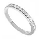 0.26 ct VS Diamond Band in 18k White Gold