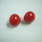 cherry screwback earings