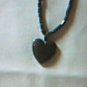 Black onyx heart neckless
