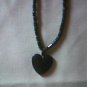 Black onyx heart neckless