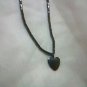 Black onyx heart neckless