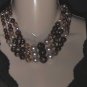 3 layer beaded necklace