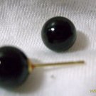 Black  stud earings