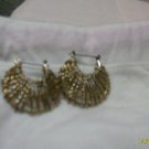 web hoop earings