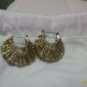 web hoop earings