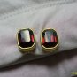 Ruby Red Earings