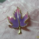 vintage maple leaf pin