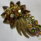 vintage flower brooch