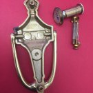 ������ Vintage 6.75 in. Solid Brass Traditional Door Knocker & Viewer