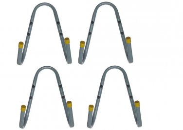 Double U Hanging Bracket Wall Mount Garage Storage Hook Hose Chair Multi-Purpose